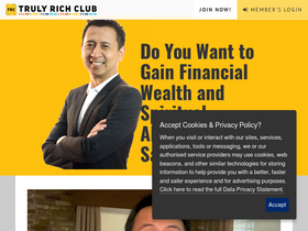 'trulyrichclub.com' screenshot