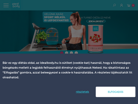 'idealbody.hu' screenshot