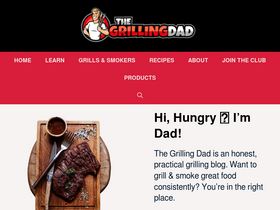 'thegrillingdad.com' screenshot