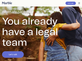 'themarbleway.com' screenshot