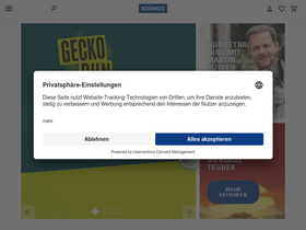 'kosmos.de' screenshot