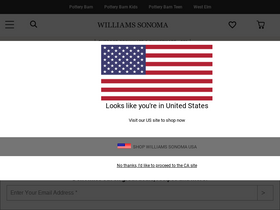 'williams-sonoma.ca' screenshot