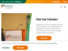 'aasld.org' screenshot