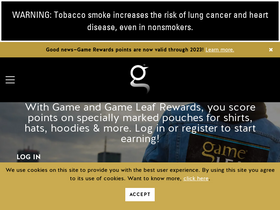 'gamecigars.com' screenshot