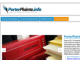 porterplainte.info