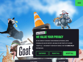 'goatsimulator3.com' screenshot