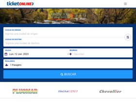 'ticketonline.com.ar' screenshot