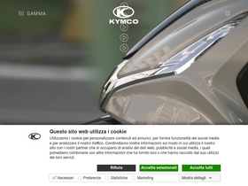 'kymco.it' screenshot