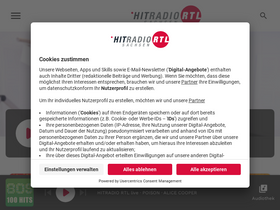 'hitradio-rtl.de' screenshot