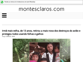 'montesclaros.com' screenshot