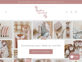 mallaucrochet.com homepage screenshot