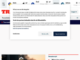 'travronden.se' screenshot