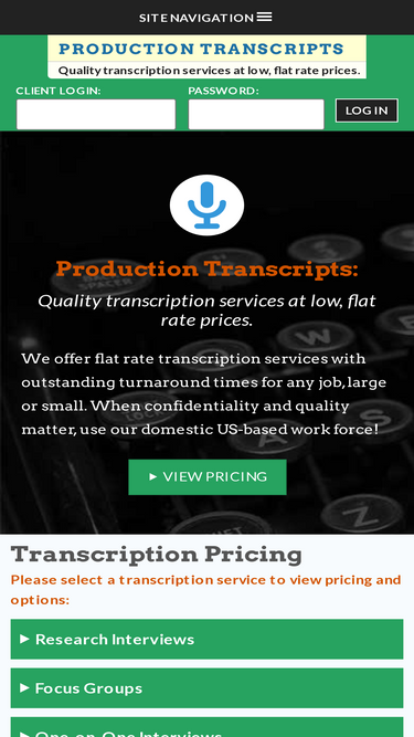 productiontranscripts.com