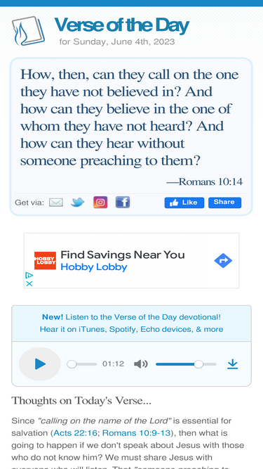 verseoftheday.com