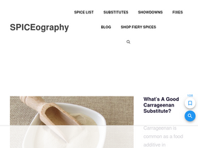 'spiceography.com' screenshot