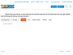 'daynhauhoc.com' screenshot
