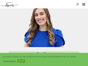 'cheerfulchoices.com' screenshot