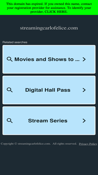 streamingcarlofelice.com