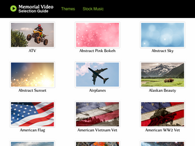 'tributeslides.com' screenshot