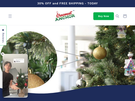 ornamentanchor.com homepage screenshot