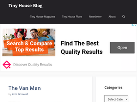 'tinyhouseblog.com' screenshot