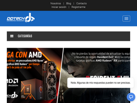 'ddtech.mx' screenshot