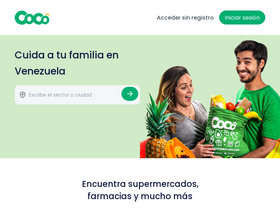'cocomercado.com' screenshot