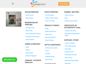 'finerworks.com' screenshot