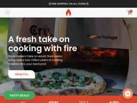 cruovens.com homepage screenshot