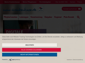 'meine-krankenkasse.de' screenshot