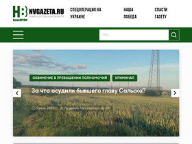 'nvgazeta.ru' screenshot