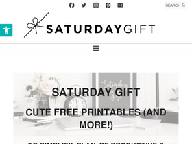 'saturdaygift.com' screenshot