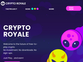 'cryptoroyale.one' screenshot