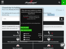 'schmiedmann.com' screenshot