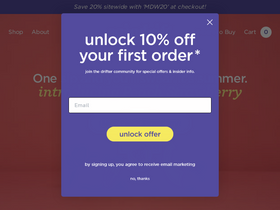 'drinkspindrift.com' screenshot