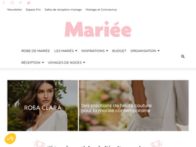 'mariee.fr' screenshot