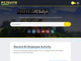 'pcsuite.net' screenshot