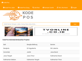 'kodepos.id' screenshot