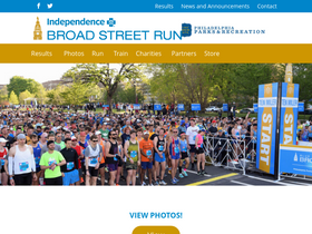 'broadstreetrun.com' screenshot