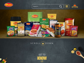 'shanfoods.com' screenshot