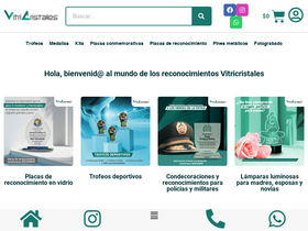 'vitricristales.com' screenshot