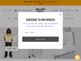 'gallerydept.com' screenshot