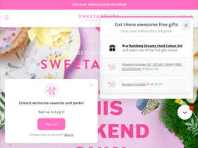 sweetapolitashop.ca homepage screenshot