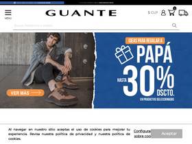 'guante.cl' screenshot
