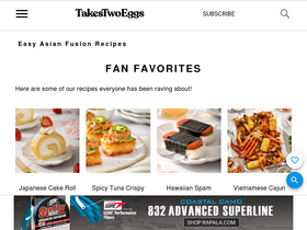 'takestwoeggs.com' screenshot