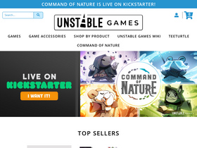 'unstablegames.com' screenshot