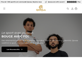 Qowaa Fit homepage screenshot