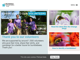 'bumblebeeconservation.org' screenshot