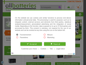 'all-batteries.es' screenshot