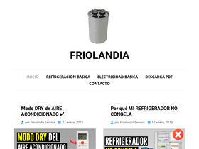 'friolandiaservice.com' screenshot